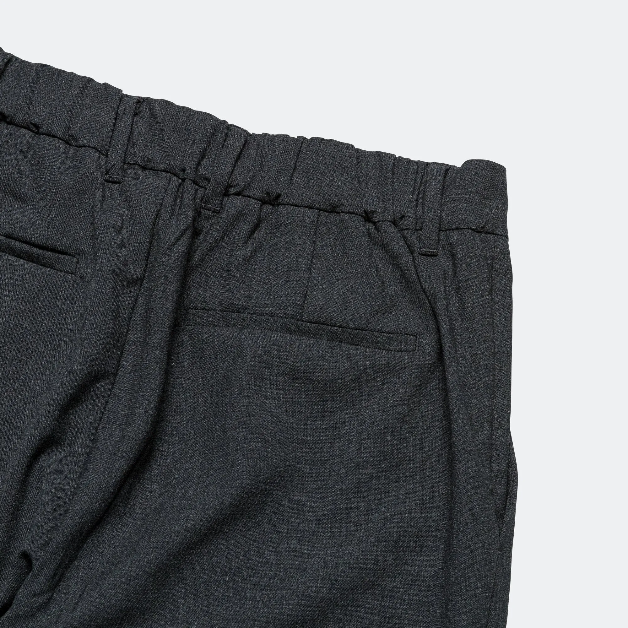 Aaren Cordura Tech Wool Trouser - Charcoal Melange