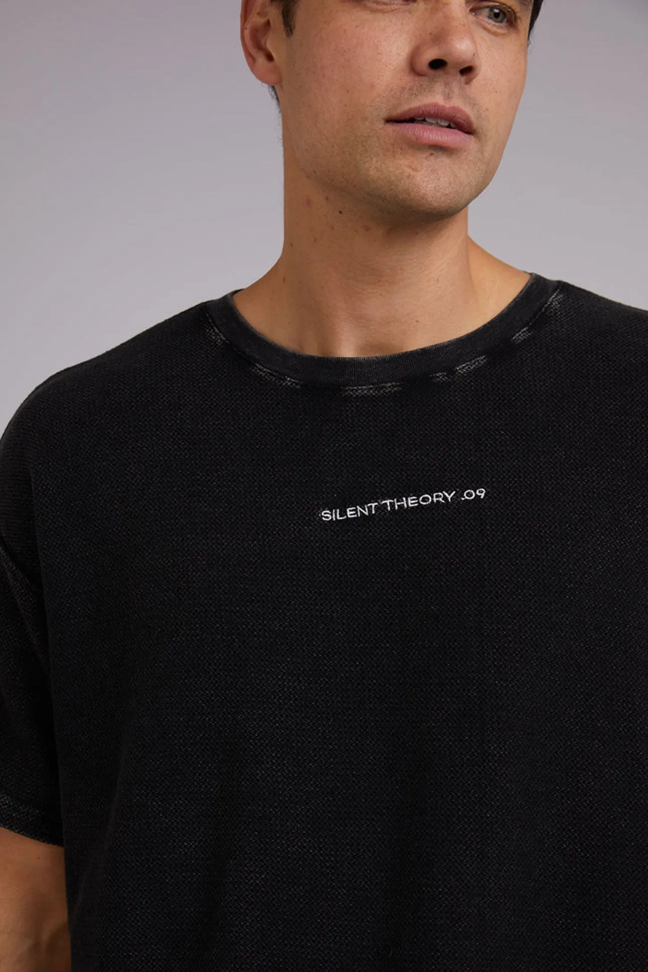 All Day Logo Tee Washed Black