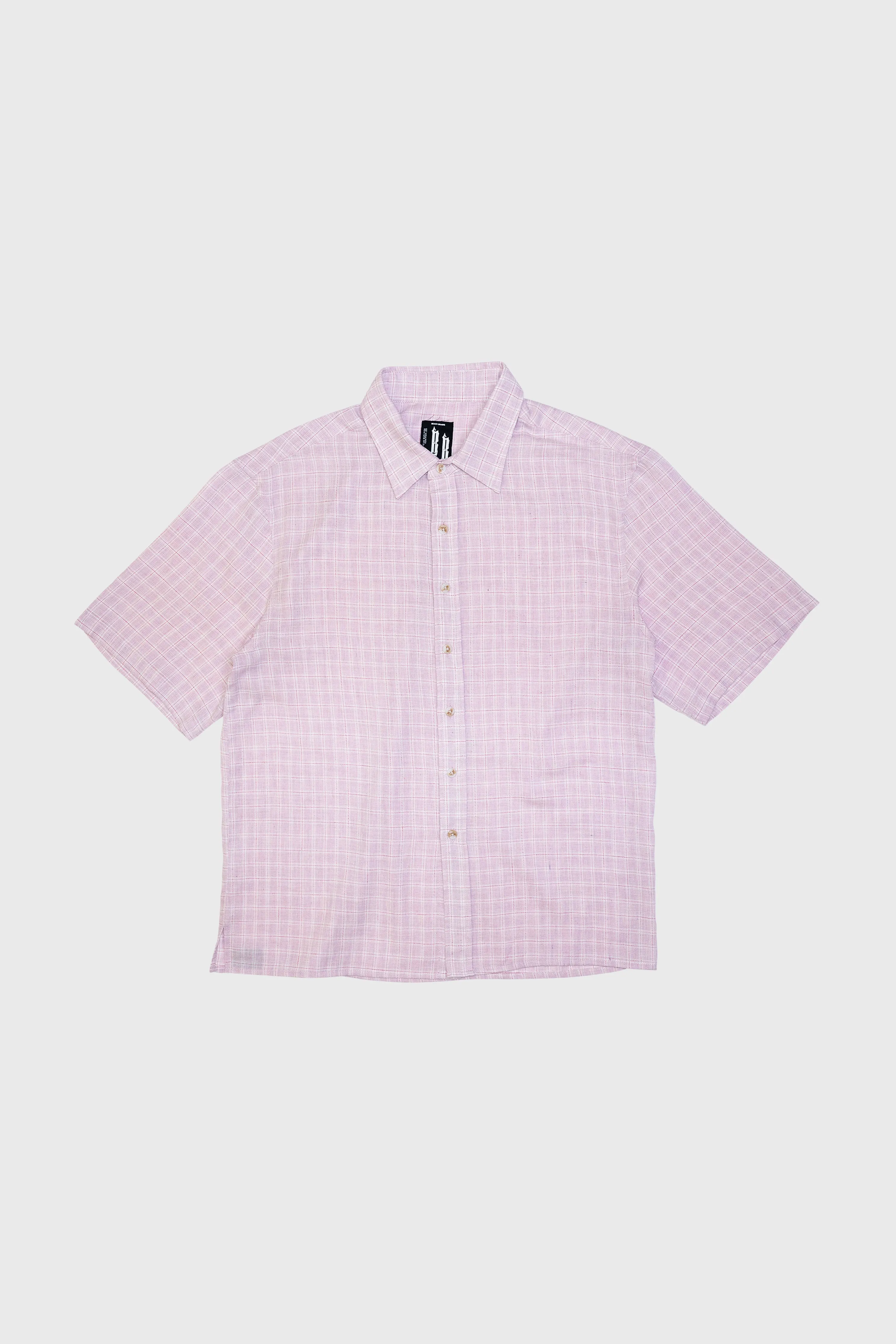All Day Shirt - Pink Grid