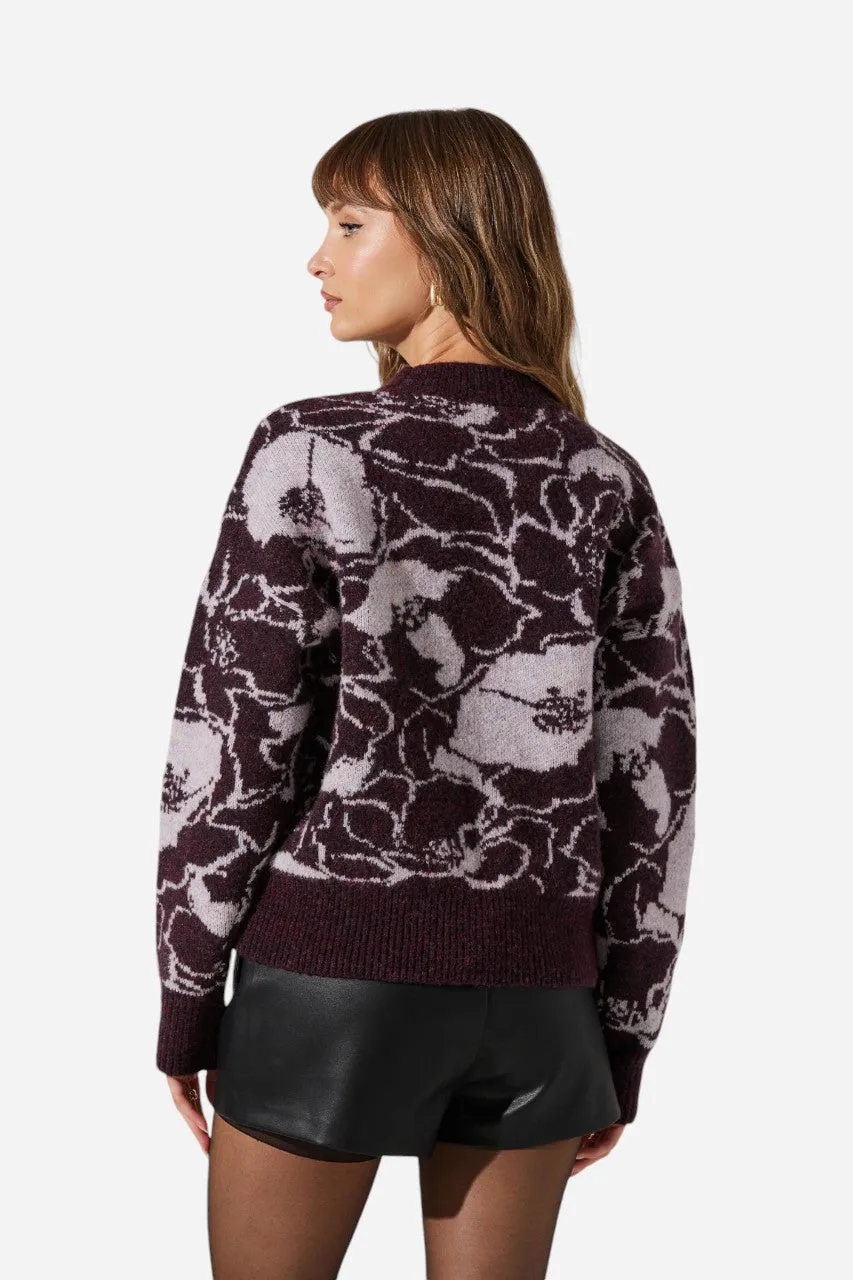 ASTR the Label Saira Sweater Plum