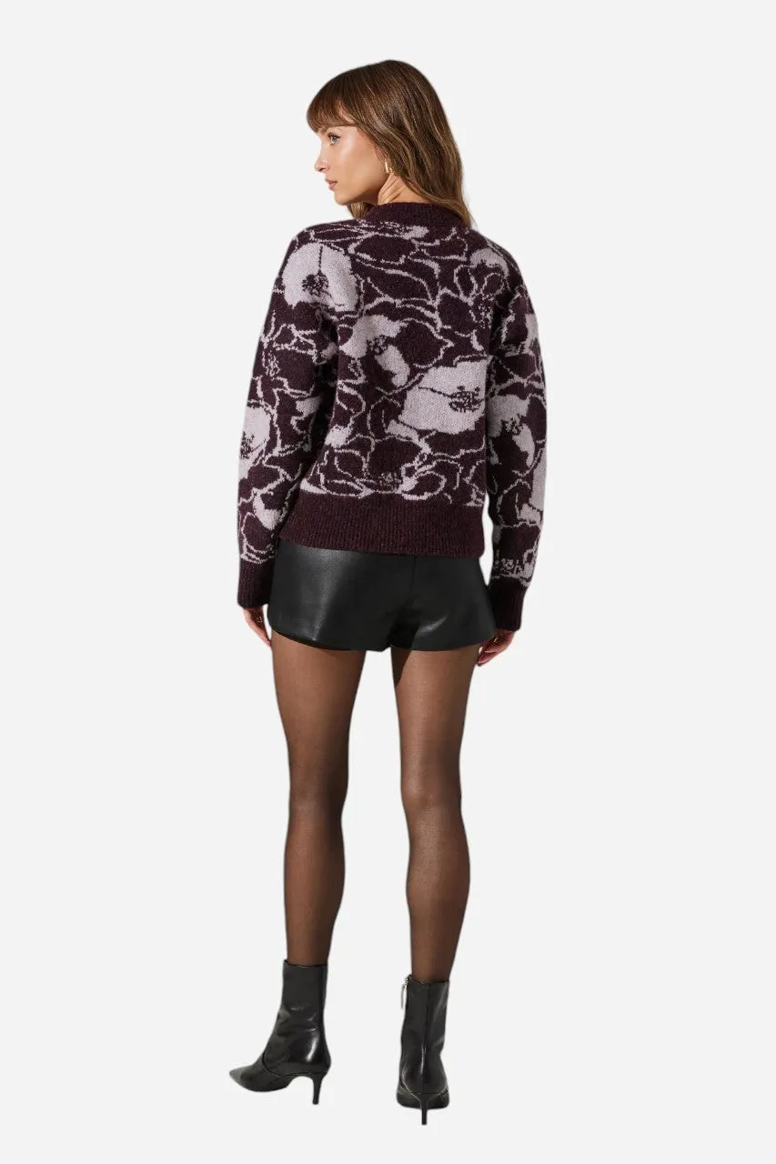 ASTR the Label Saira Sweater Plum