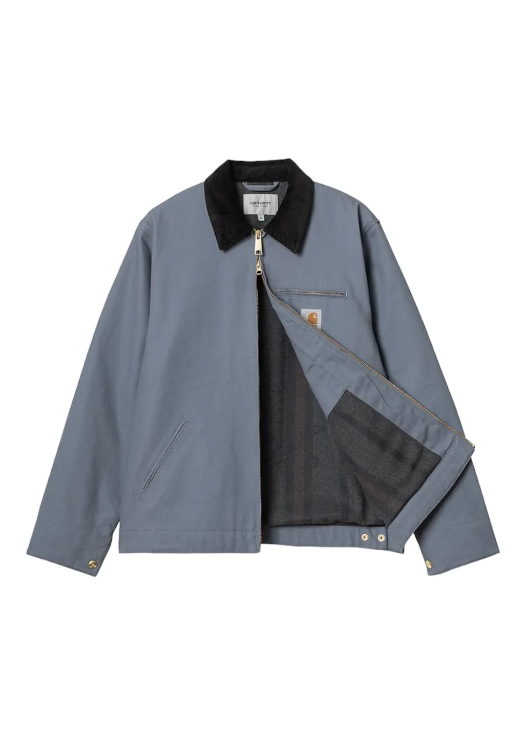 Carhartt WIP - Detroit Jacket (Winter) - Dove Grey/Black Rigid