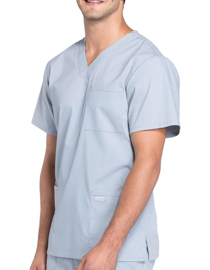 Cherokee Workwear Professionals Men's V-Neck Basic Top