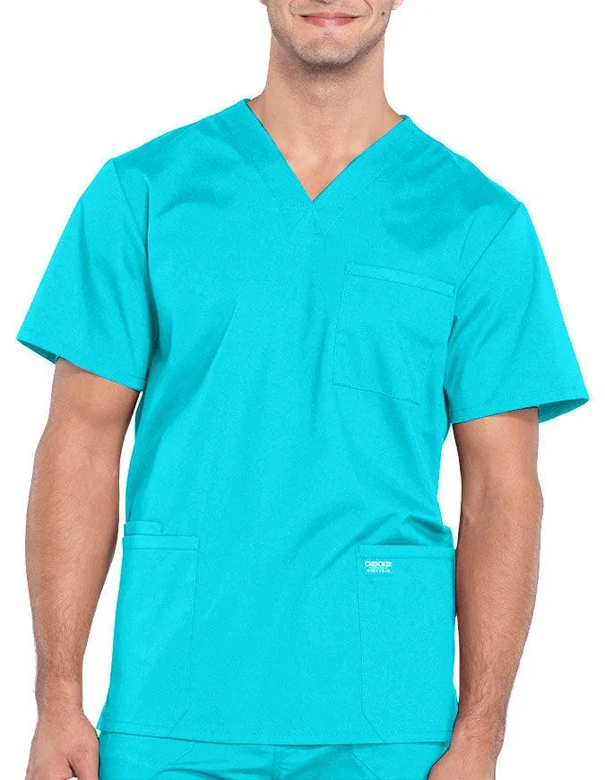Cherokee Workwear Professionals Men's V-Neck Basic Top