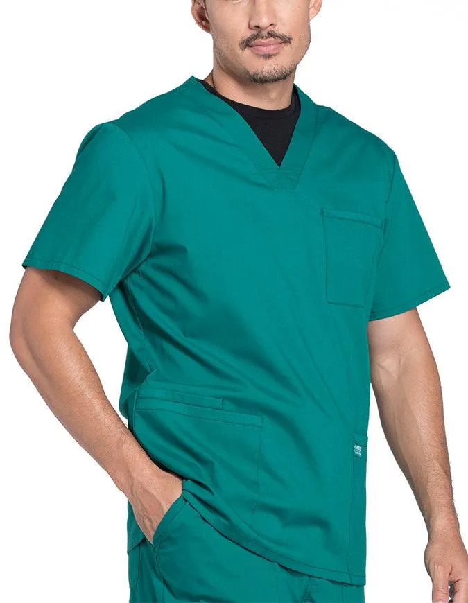 Cherokee Workwear Professionals Men's V-Neck Basic Top