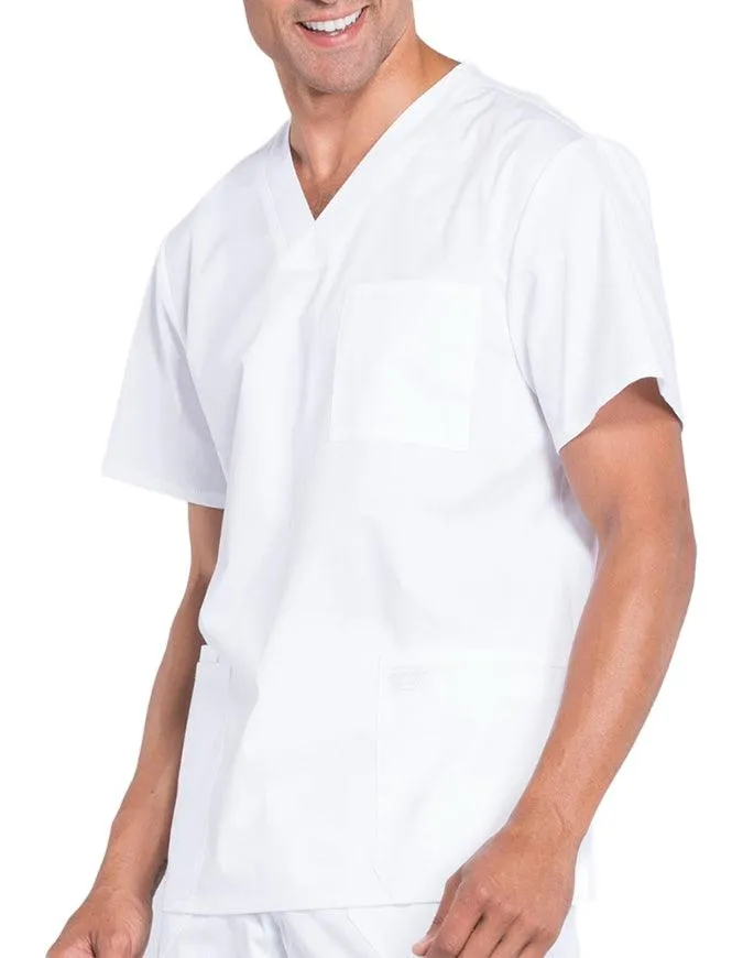 Cherokee Workwear Professionals Men's V-Neck Basic Top
