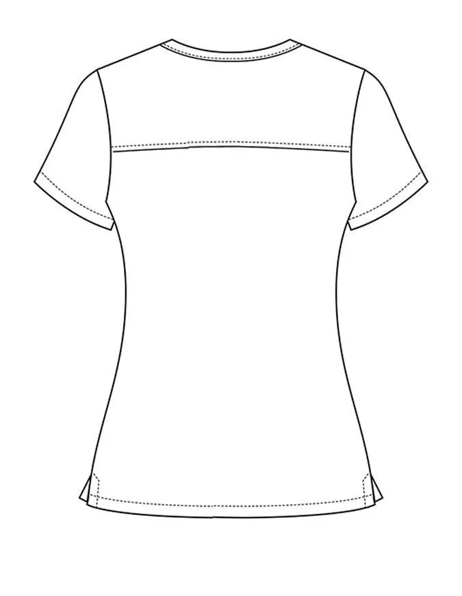 Cherokee Workwear Professionals Women's Mock Wrap Top
