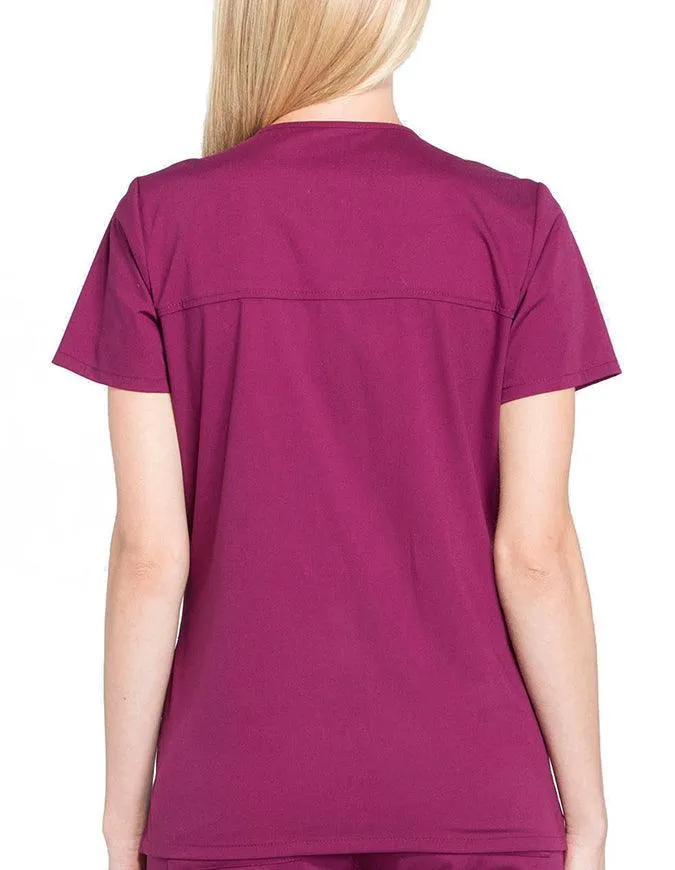Cherokee Workwear Professionals Women's Mock Wrap Top