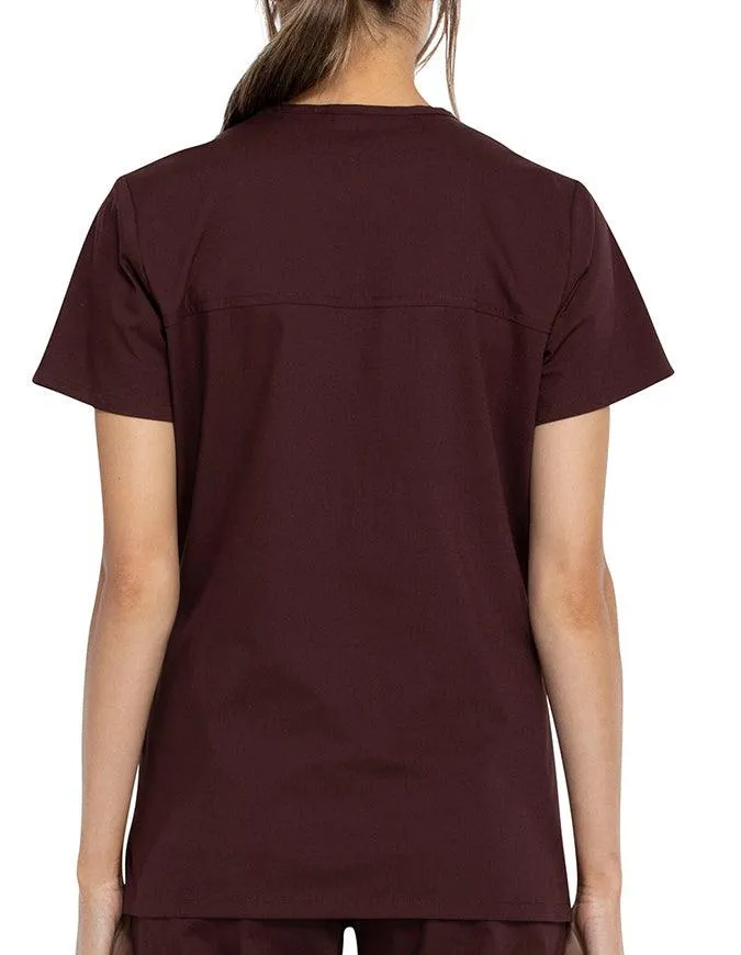 Cherokee Workwear Professionals Women's Mock Wrap Top