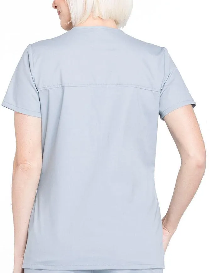 Cherokee Workwear Professionals Women's Mock Wrap Top