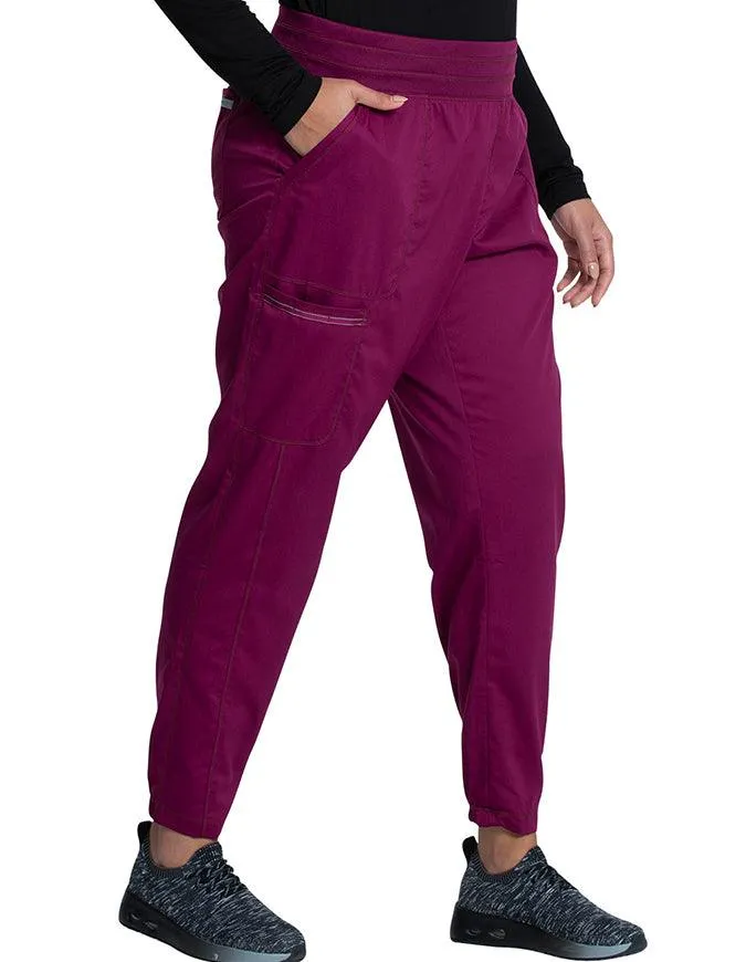 Cherokee Workwear Revolution Women's Natural Rise Tapered Leg Jogger Tall Pant