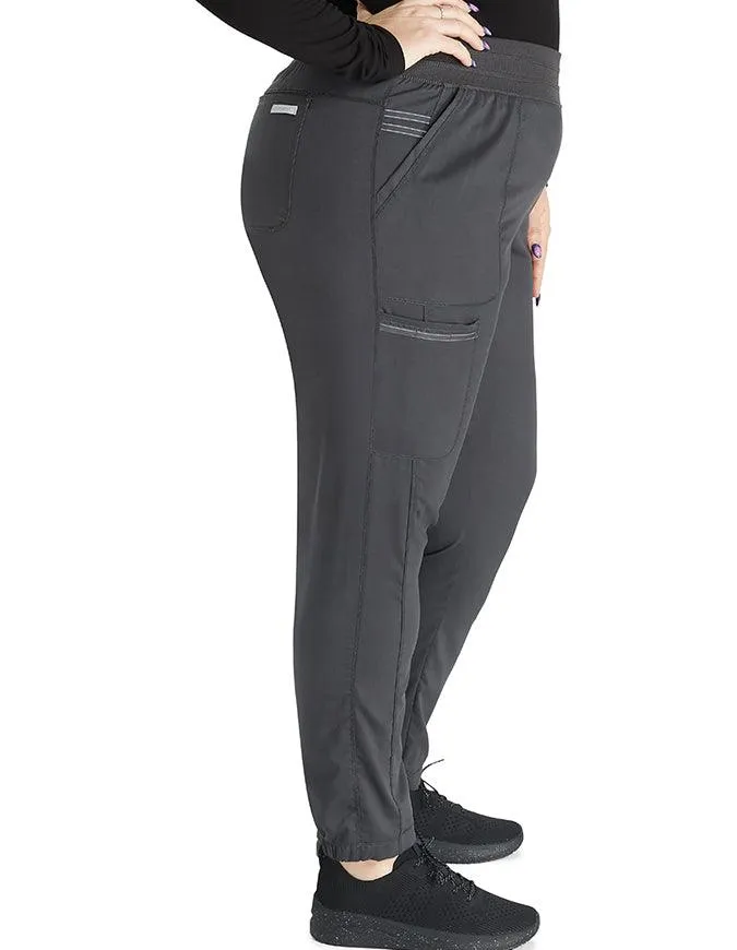 Cherokee Workwear Revolution Women's Natural Rise Tapered Leg Jogger Tall Pant