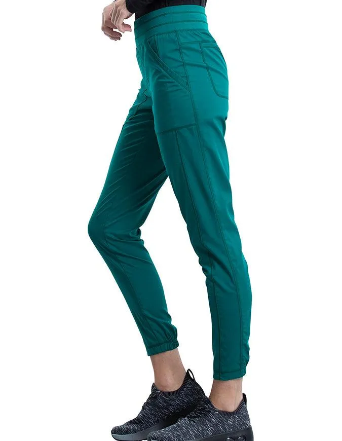 Cherokee Workwear Revolution Women's Natural Rise Tapered Leg Jogger Tall Pant