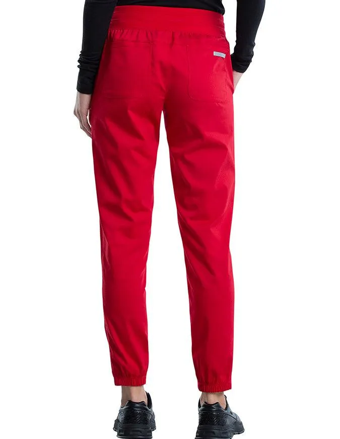 Cherokee Workwear Revolution Women's Natural Rise Tapered Leg Jogger Tall Pant