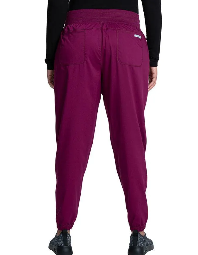 Cherokee Workwear Revolution Women's Natural Rise Tapered Leg Jogger Tall Pant