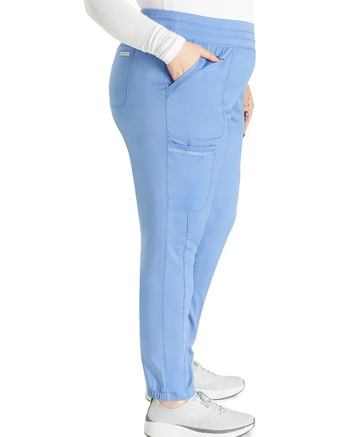 Cherokee Workwear Revolution Women's Natural Rise Tapered Leg Jogger Tall Pant