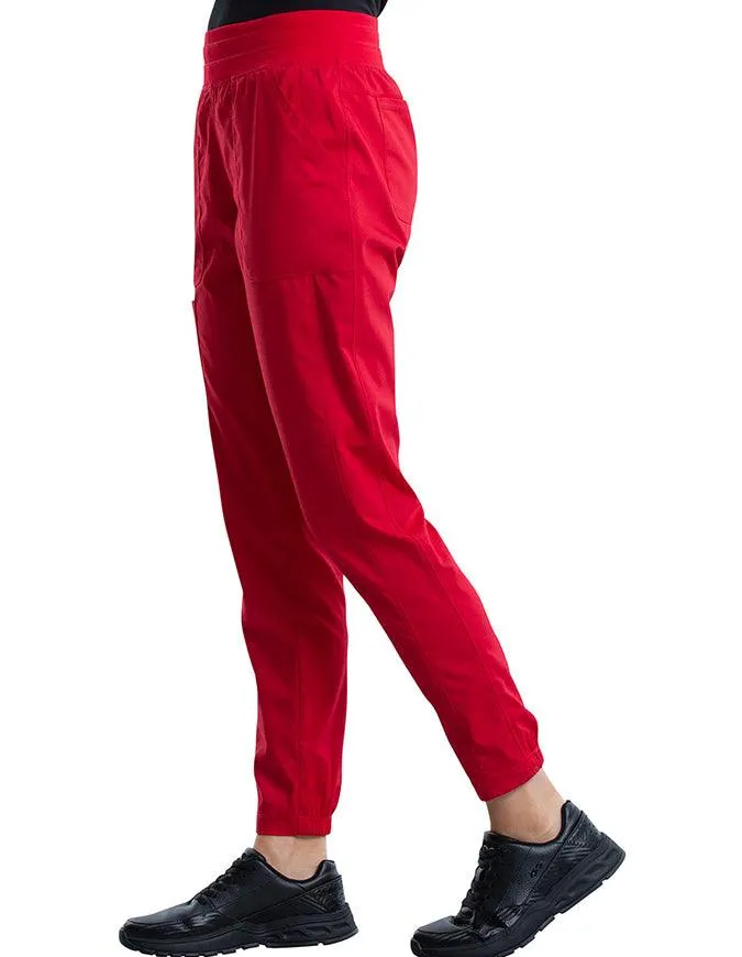 Cherokee Workwear Revolution Women's Natural Rise Tapered Leg Jogger Tall Pant