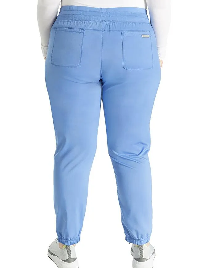 Cherokee Workwear Revolution Women's Natural Rise Tapered Leg Jogger Tall Pant