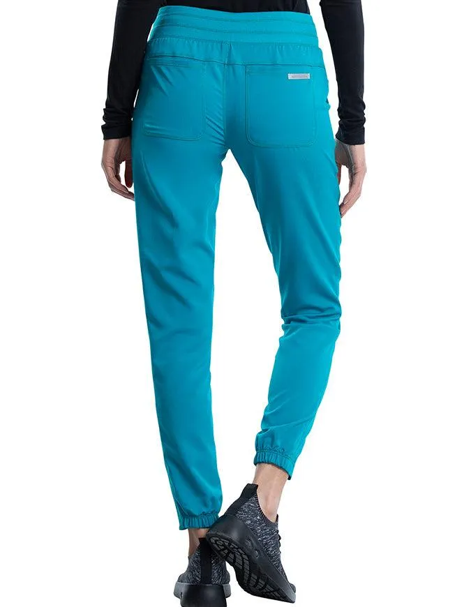Cherokee Workwear Revolution Women's Natural Rise Tapered Leg Jogger Tall Pant