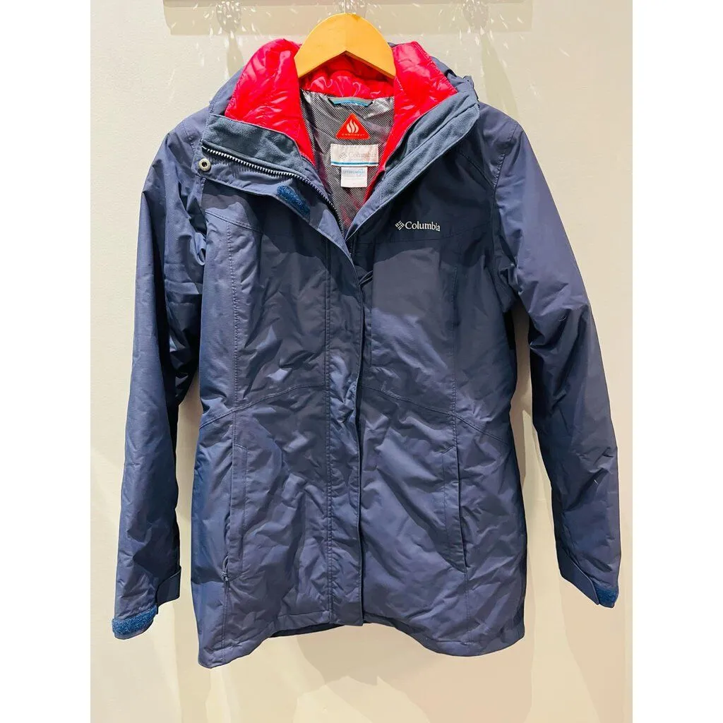 Columbia Frigid Flight Omni-Heat Interchange Blue Jacket - Size Medium
