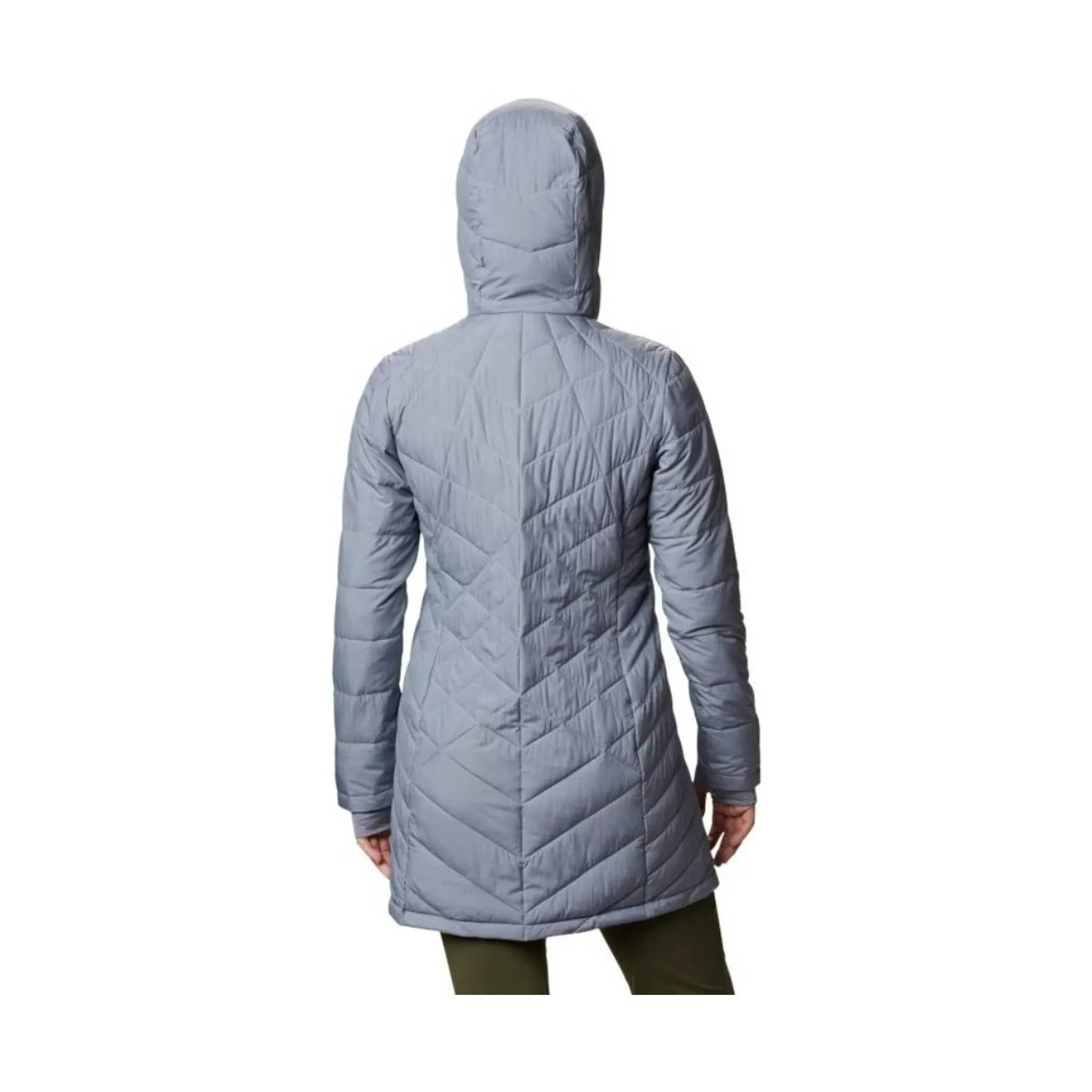 Columbia Women's Heavenly Long Hooded Jacket - Tradewinds Grey