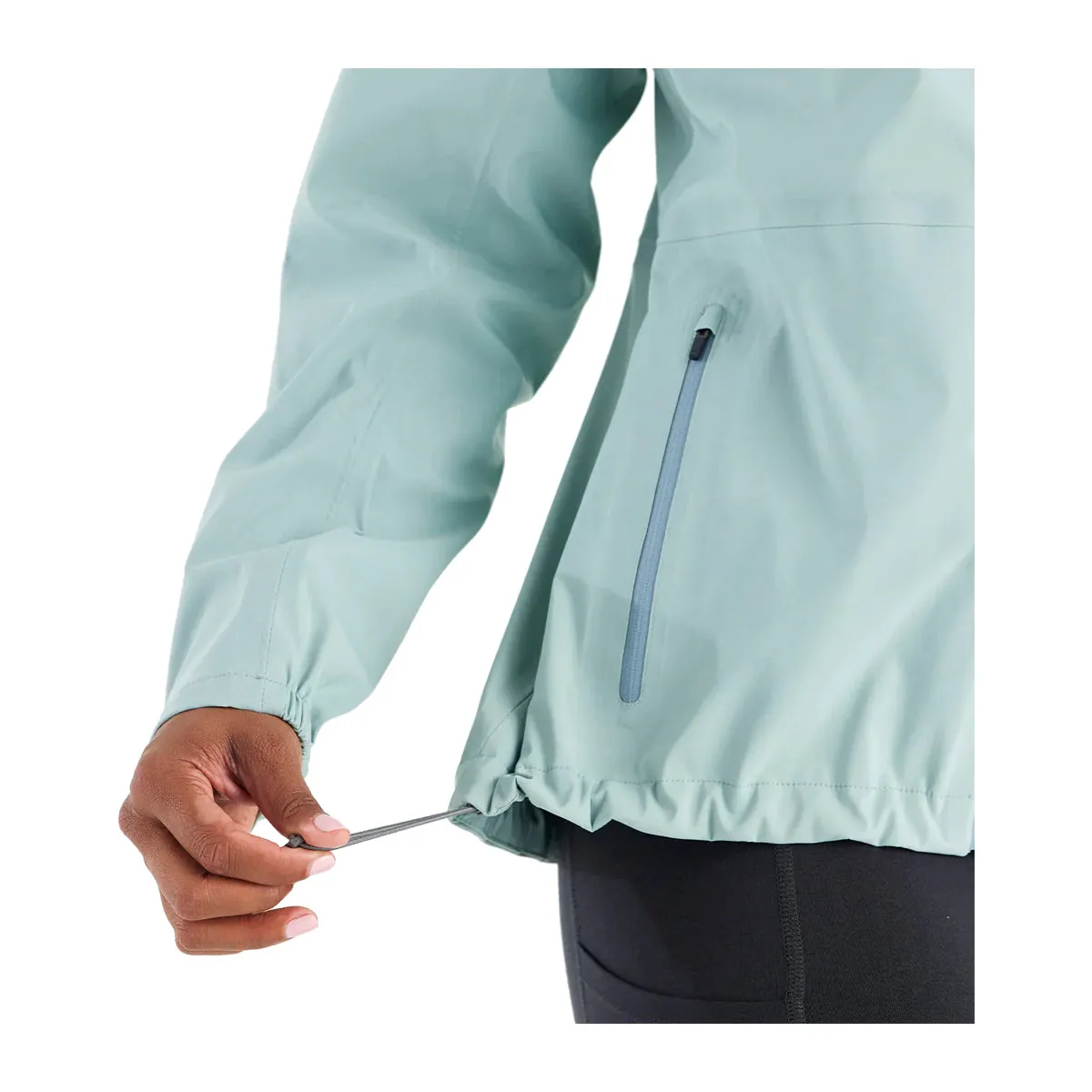 Free Fly Womens Cloudshield Rain Jacket Ocean Mist