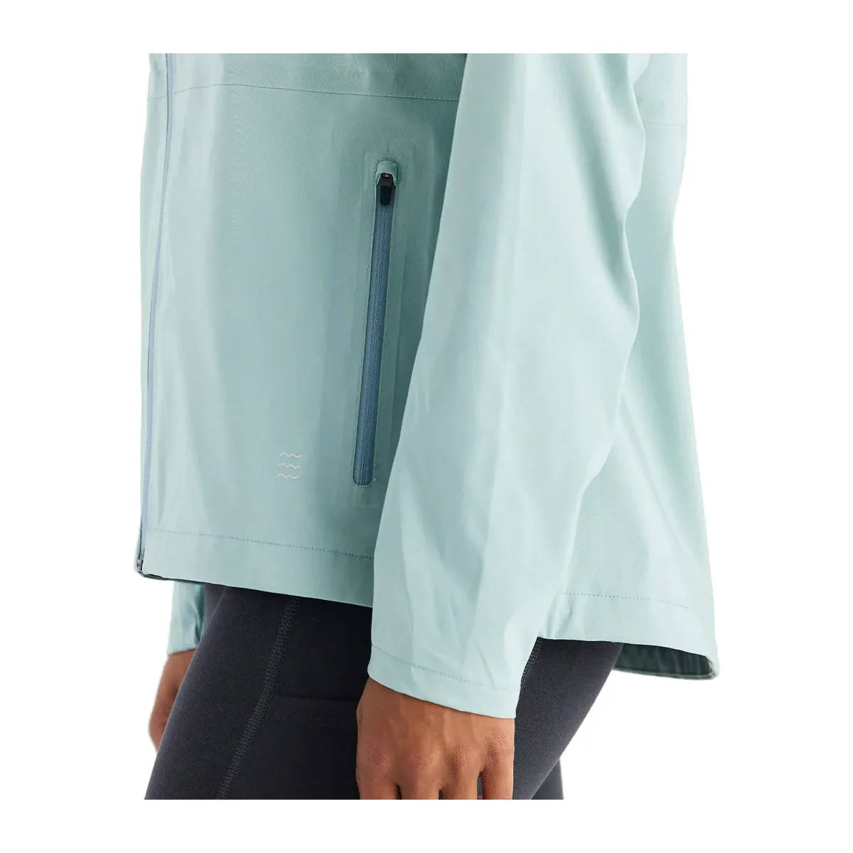Free Fly Womens Cloudshield Rain Jacket Ocean Mist