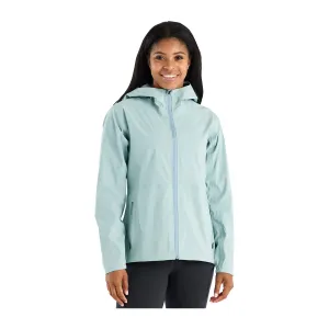 Free Fly Womens Cloudshield Rain Jacket Ocean Mist