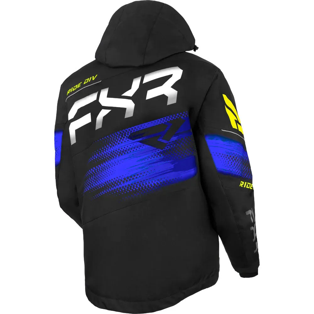 FXR Boost FX 2-in-1 Snowmobile Jacket Black/Blue/Hi-Vis