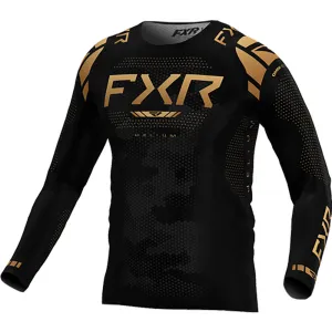 FXR Helium MX Offroad Jersey Texas Tea Black