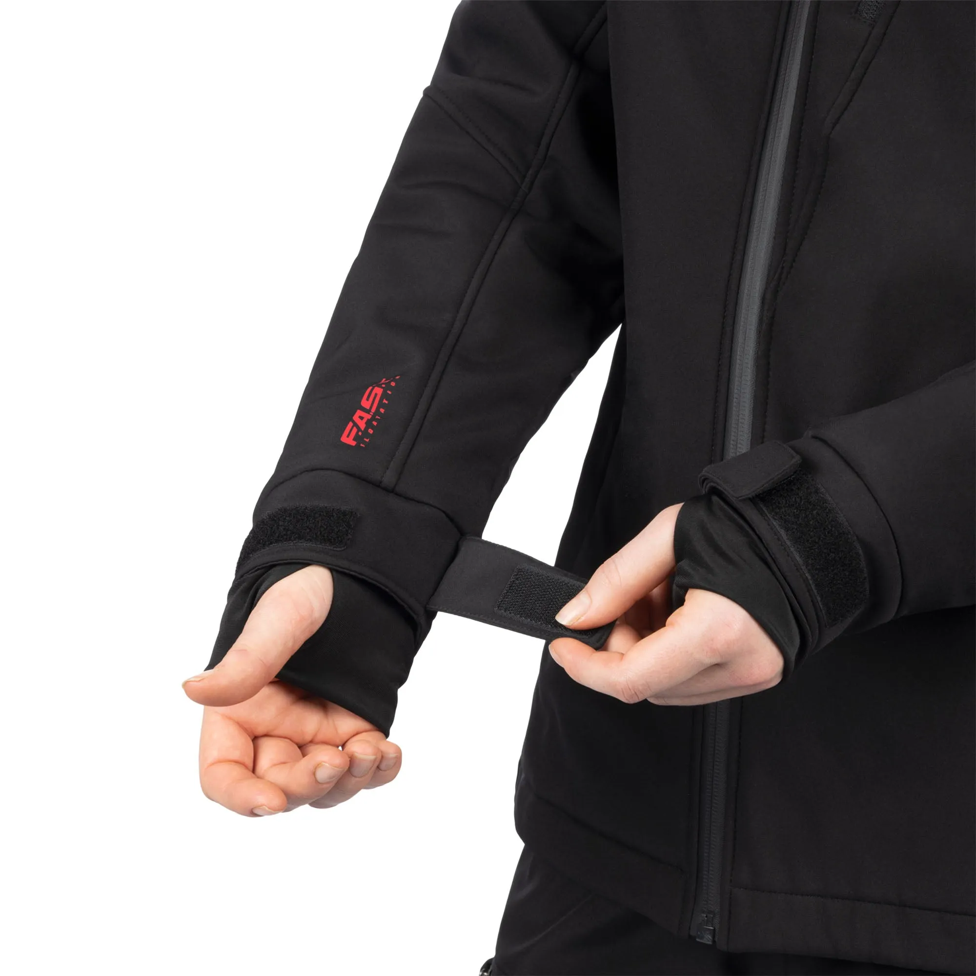 FXR Vertical Pro Insulated Softshell Jacket Black/Razz