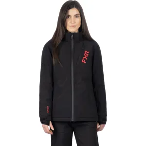 FXR Vertical Pro Insulated Softshell Jacket Black/Razz
