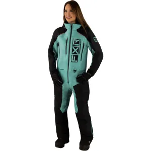 FXR Womens Recruit F.A.S.T. Insulated Monosuit Sage/Black