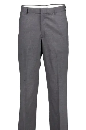 Hardwick Classic Fit Gray H-Tech Wool Suit Separate Flat Front Pant