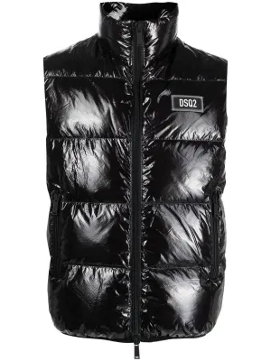 Icon stripe padded jacket