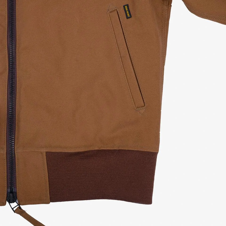 Iron Heart IHM-44-BRN 17oz Duck Type L-2B Flight Jacket - Brown