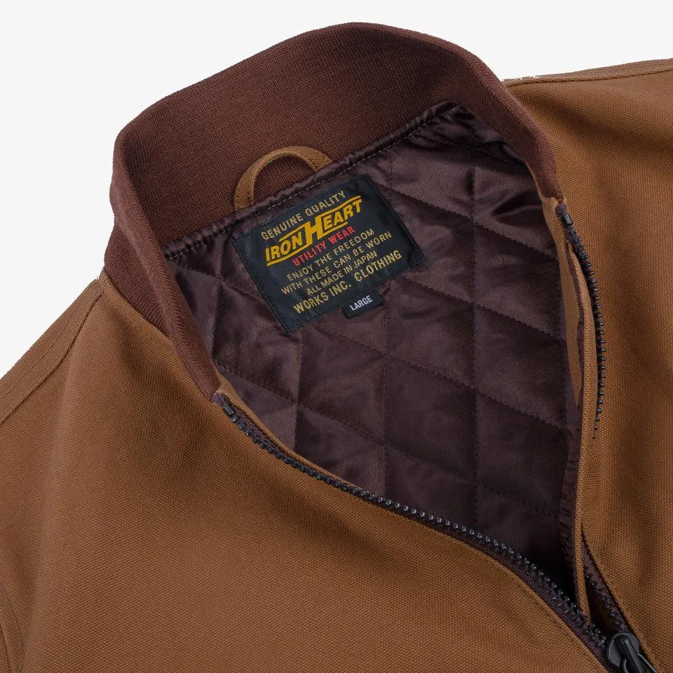 Iron Heart IHM-44-BRN 17oz Duck Type L-2B Flight Jacket - Brown