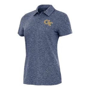 Ladies Georgia Tech Yellow Jackets Matter Heather Navy Polo