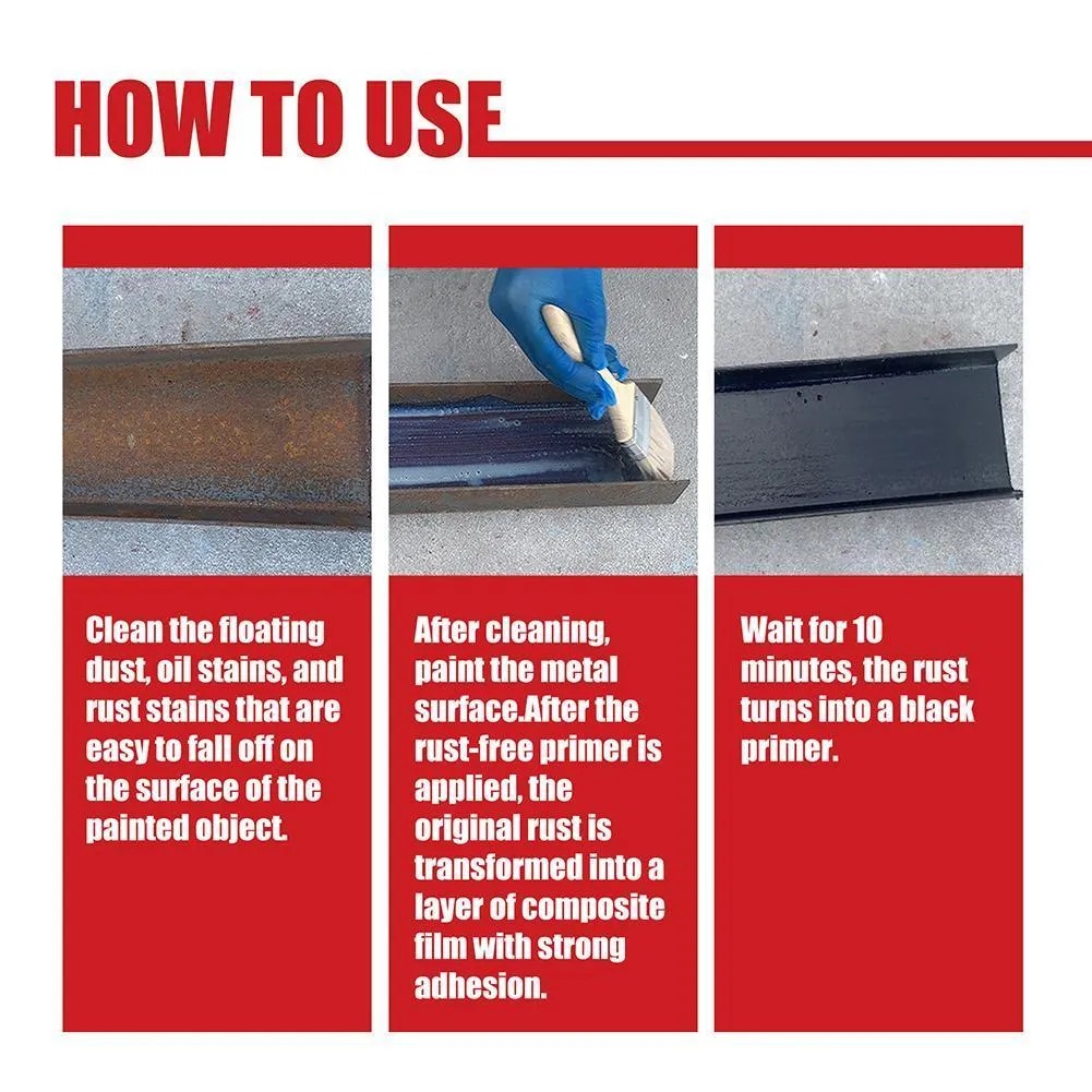 【LV190】Car Anti-rust Primer Multi-purpose Car Anti-rust Paste Rust Iron Protection Repair