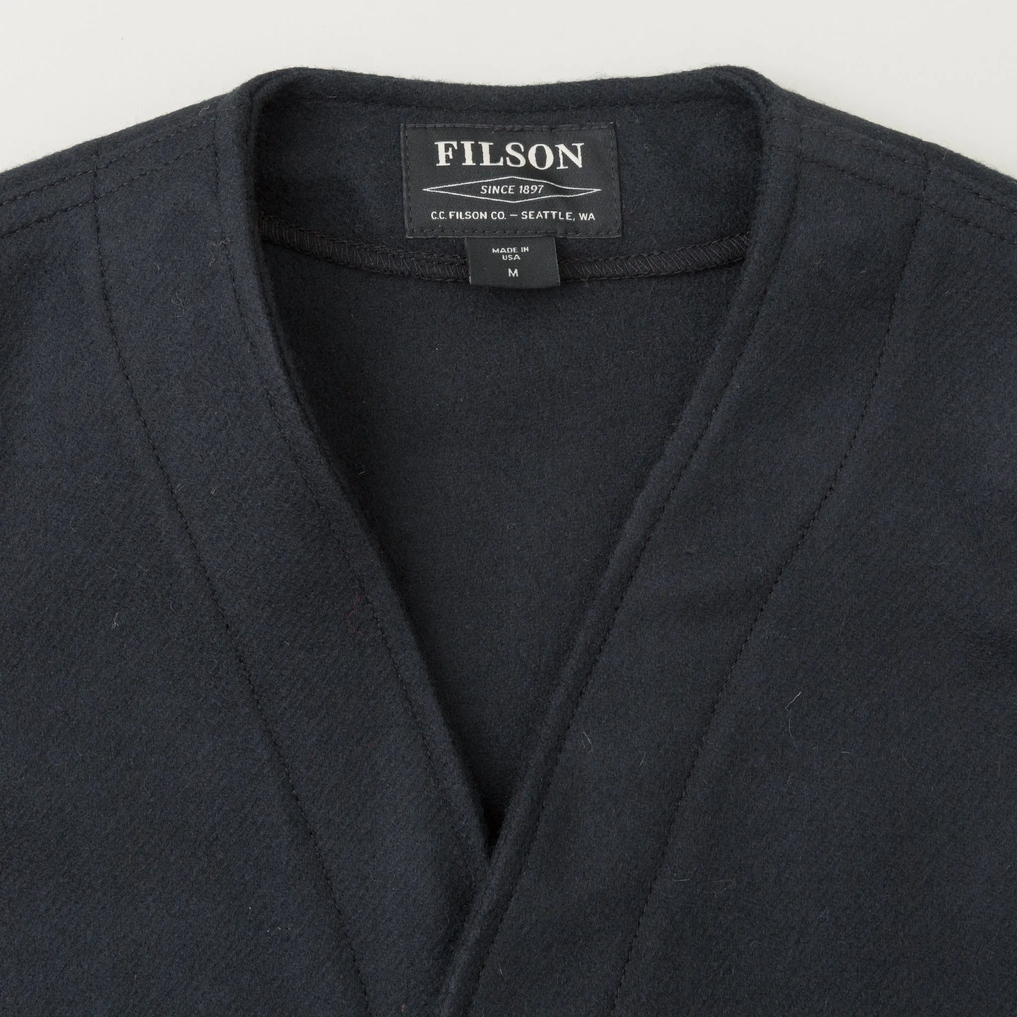 Mackinaw Wool Vest, Navy