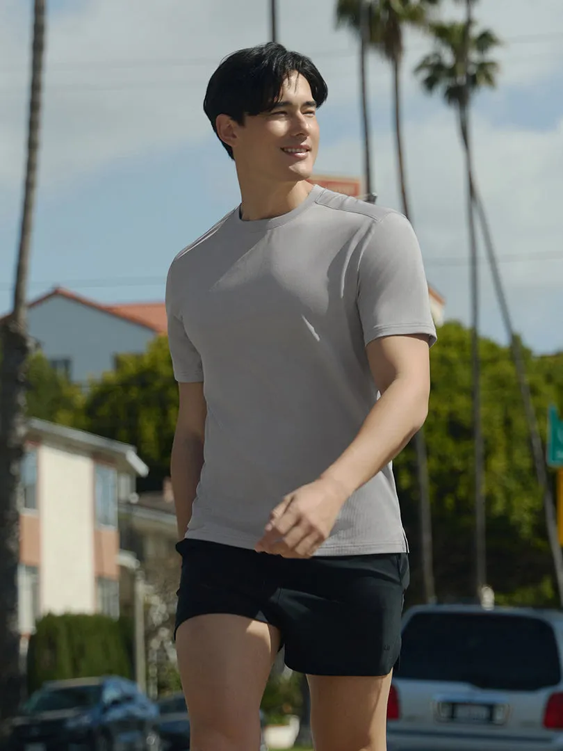 Men's Airst Shorts (Knee Length) with Mesh Tee Gift