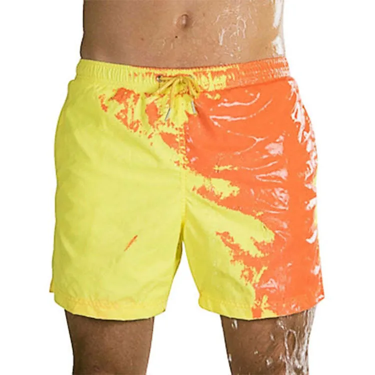 Men's color changing quick-drying shorts（AY1028）