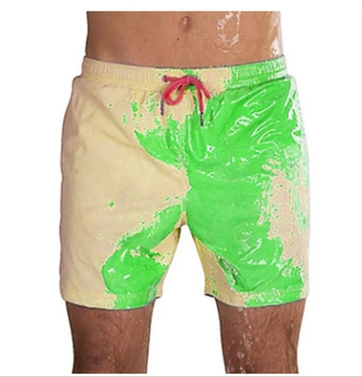 Men's color changing quick-drying shorts（AY1028）