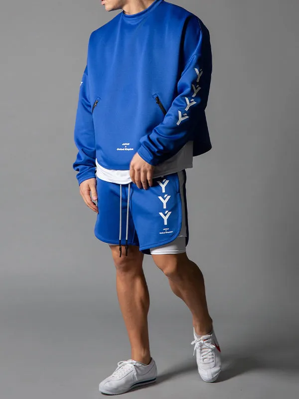 Men's Double Layer Breathable Quick Drying Fitness Shorts