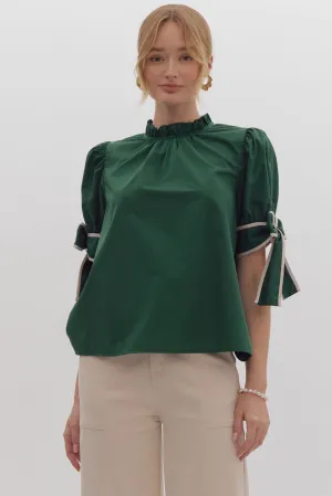 Slay all Day Tie Top