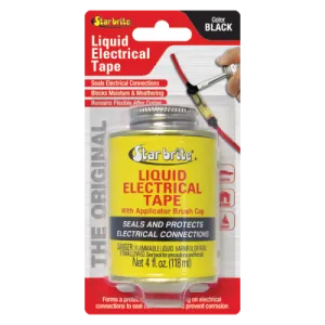 Star Brite 4oz Liquid Electrical Tape Black