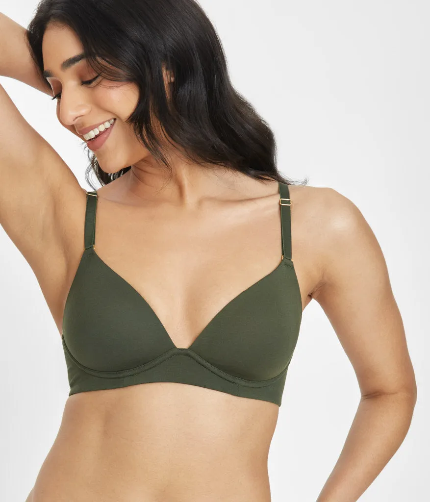 The All-Day Plunge No-Wire: Rich Olive