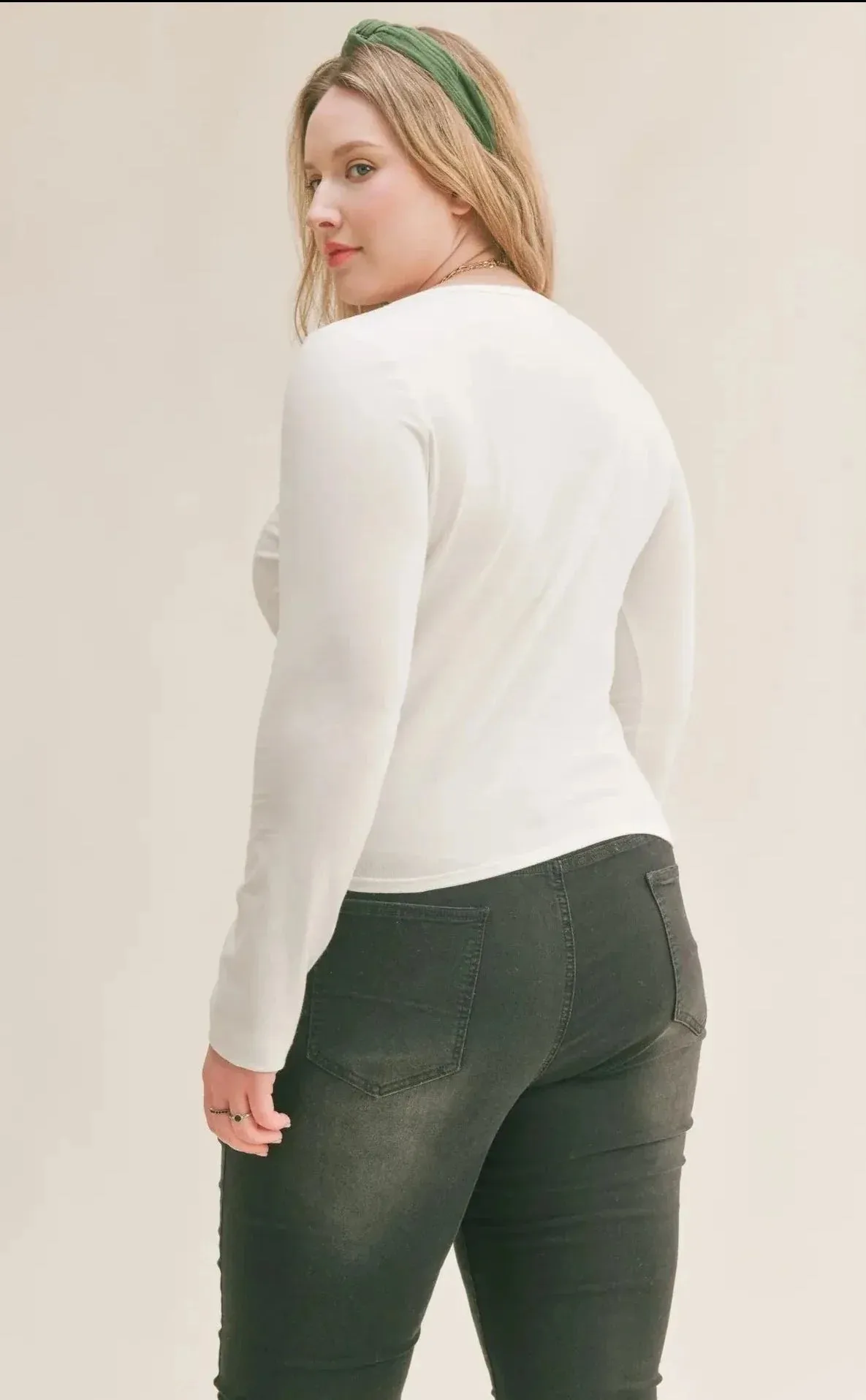 The Top of the Class Scoop Neck Layering Top - PLUS