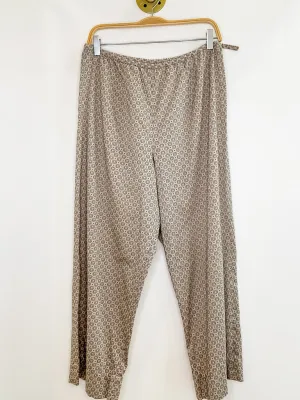 Wide Leg Lightweight Patterned Pants