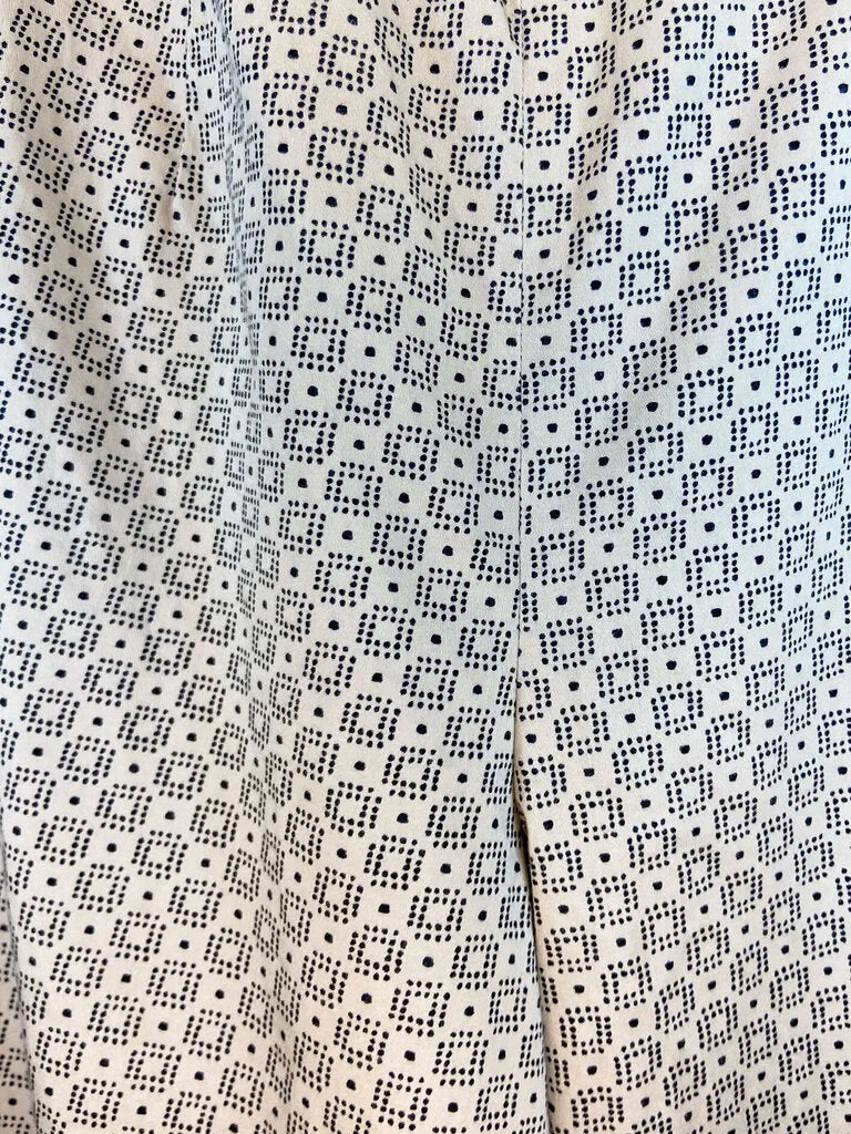 Wide Leg Lightweight Patterned Pants